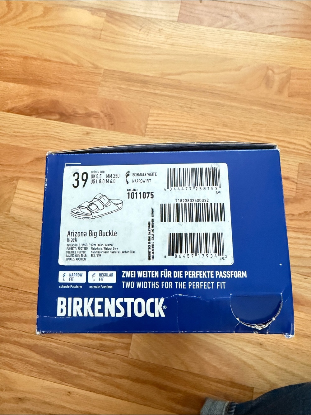 Birkenstock Arizona Big Buckle Sandals - Black Oiled Leather - Picture 11 of 12